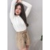 Drawstring A-Line Shorts